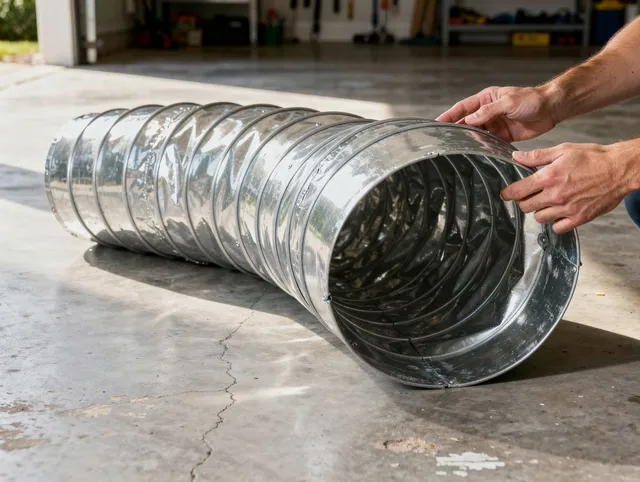Gahanna Dryer Vent Cleaning specialist using advanced equipment for thorough duct cleaning in Gahanna