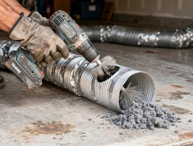 Professional duct cleaning by Gahanna Dryer Vent Cleaning in Gahanna