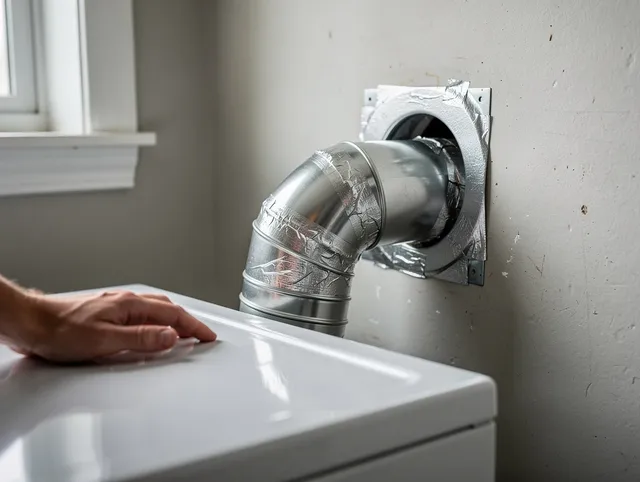 Gahanna Dryer Vent Cleaning expert performing professional dryer vent repair and installation in Gahanna